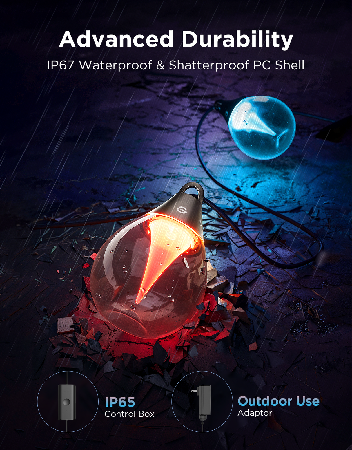 Govee RGBICW Outdoor String Lights