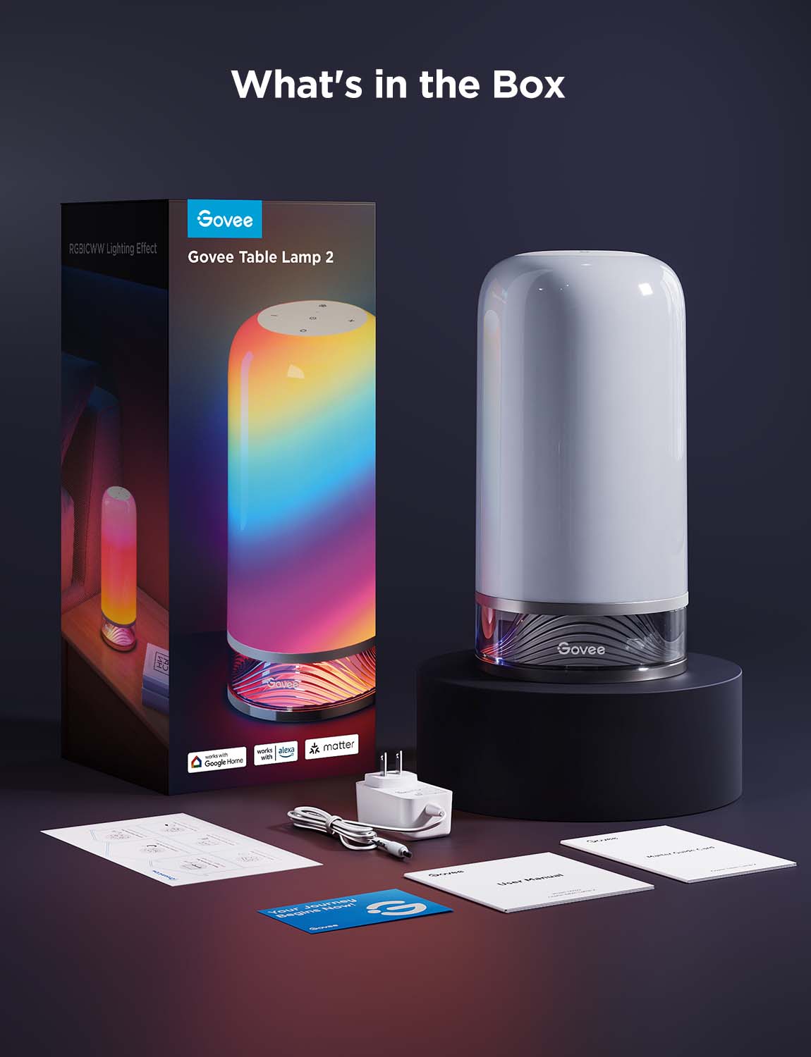 Govee RGBICWW Table Lamp