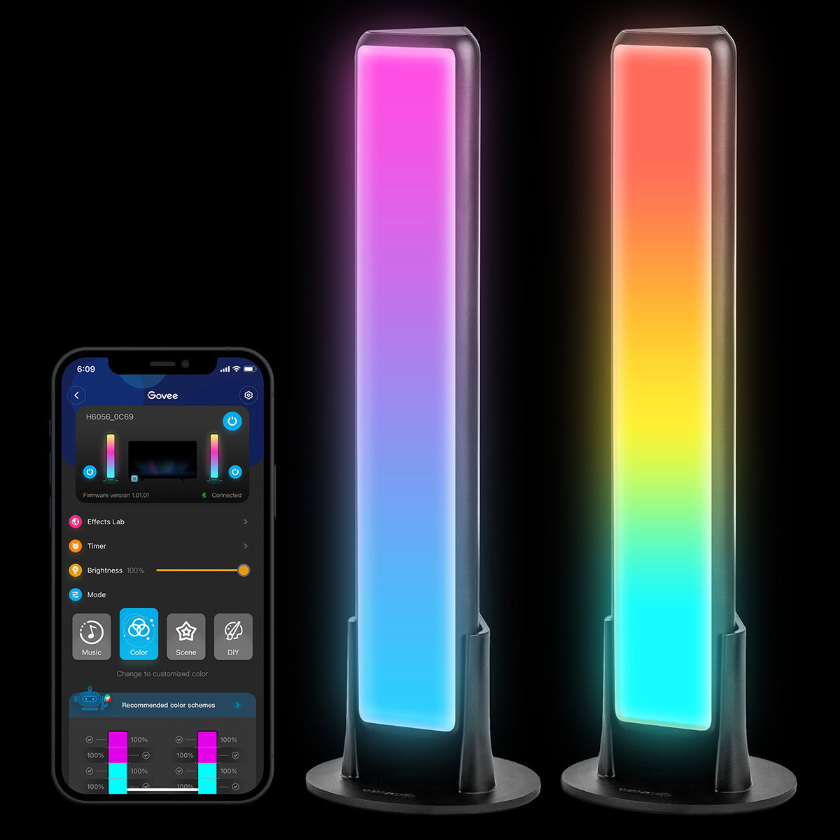 Govee RGBICWW WiFi + Bluetooth Flow Plus Light Bars - Smart LED Light Bars UNBOXED DEAL