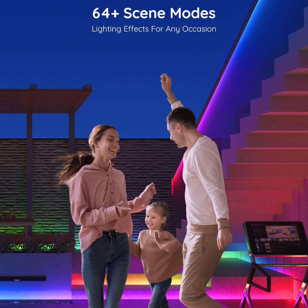 Govee Phantasy Outdoor Weather-proof Smart LED RGBIC Strip Lights (10m)