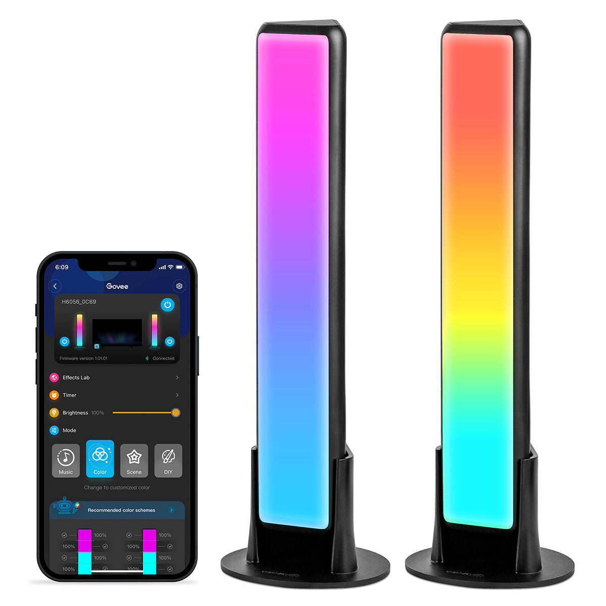 Govee RGBICWW WiFi + Bluetooth Flow Plus Light Bars - Smart LED Light Bars UNBOXED DEAL