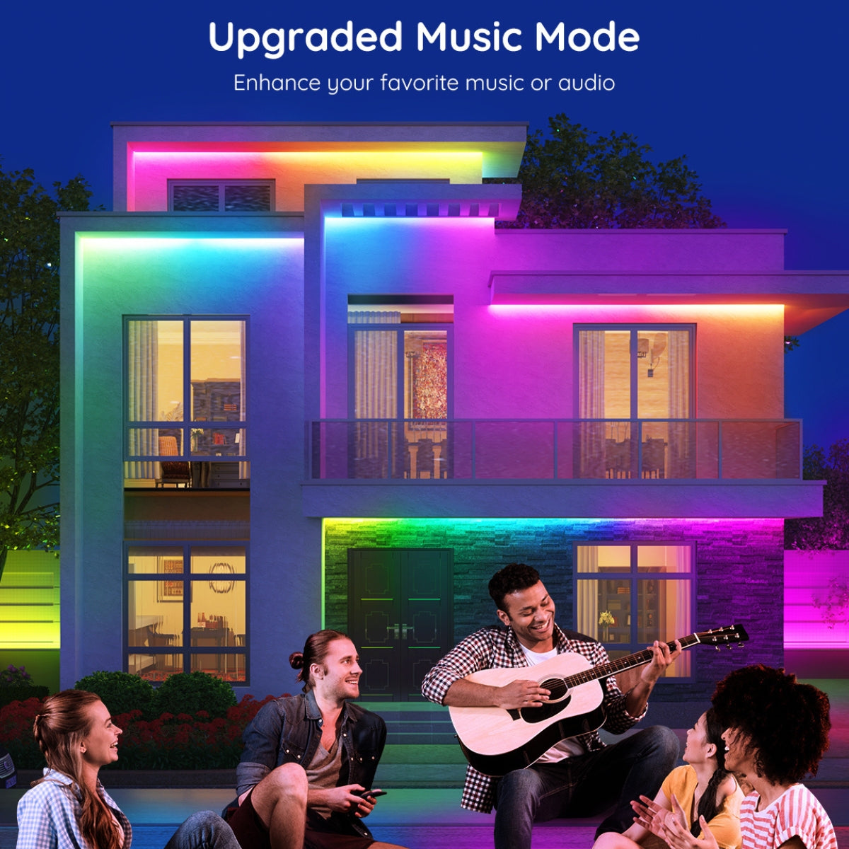 Govee Phantasy Outdoor Weather-proof Smart LED RGBIC Strip Lights (10m)