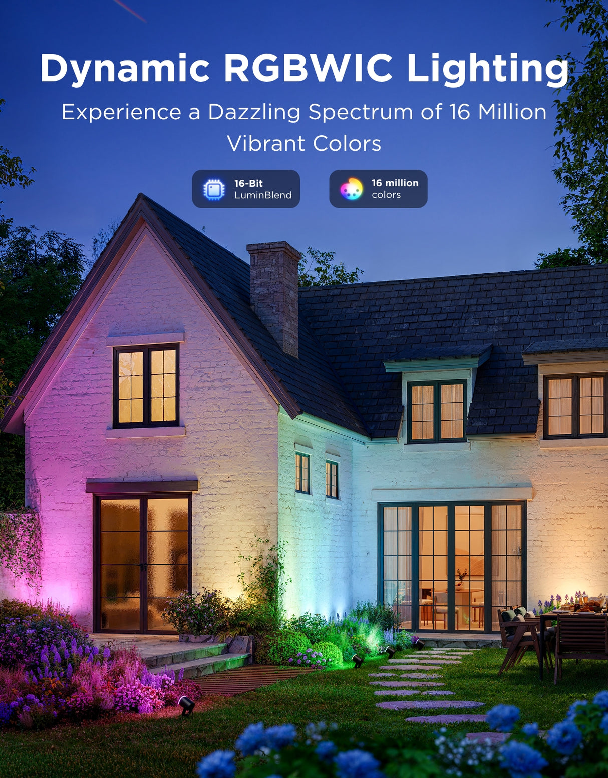 Govee RGBICWW Outdoor Spotlights