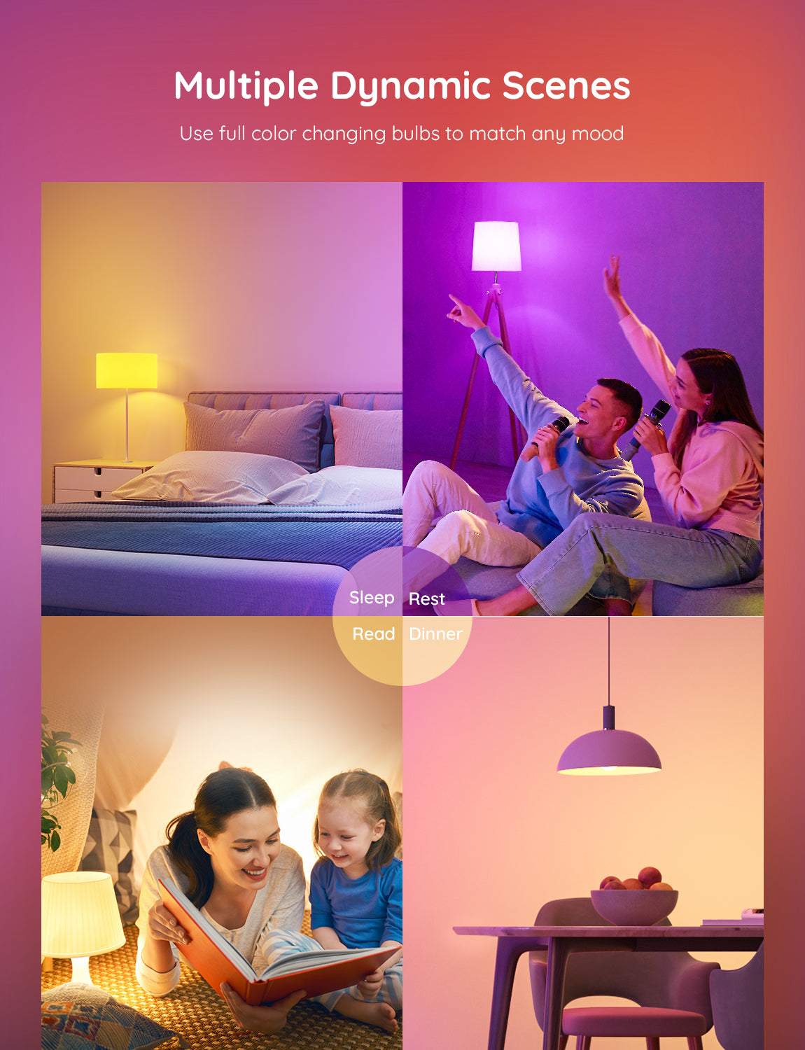 Govee RGBWW Smart LED Bulb (2 Pack) E27