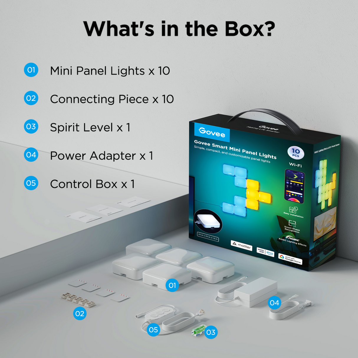 Govee Smart Mini Panel Lights