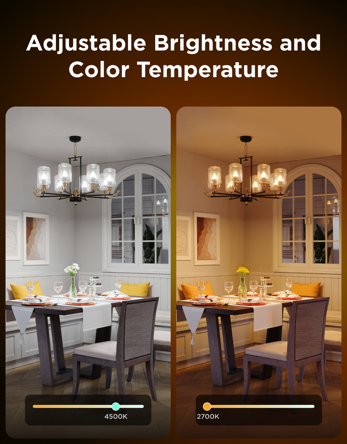 Govee Smart E14 Dimmable LED Light Bulbs