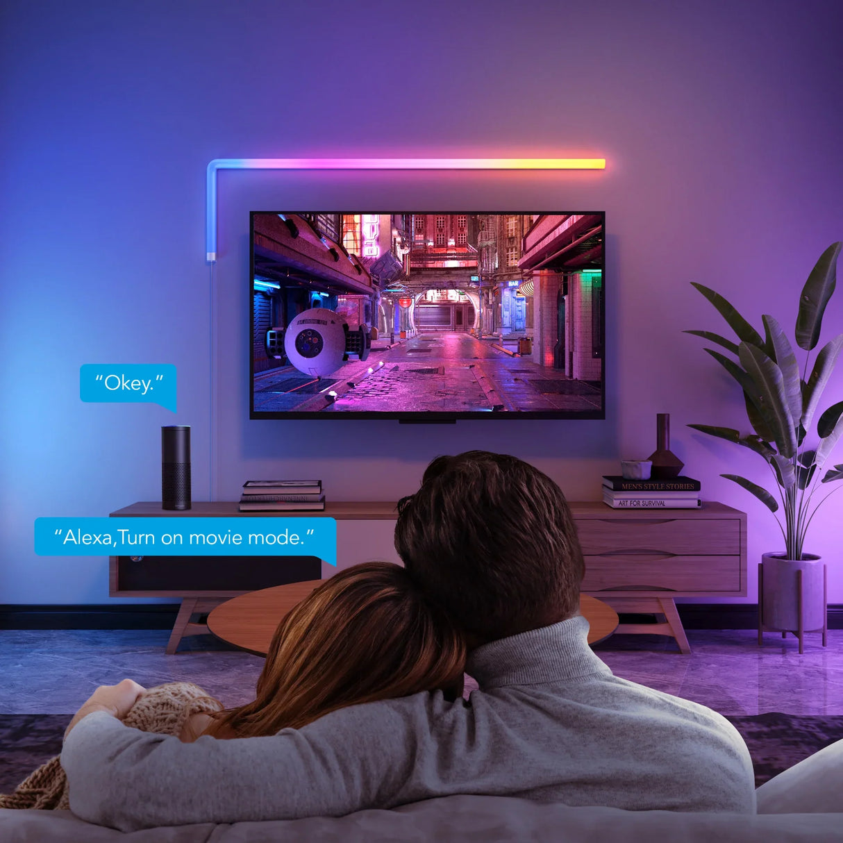 Govee Glide RGBIC Wall Light (8+4 or 6+1) - Smart Music Sync Light Bars - UNBOXED DEAL