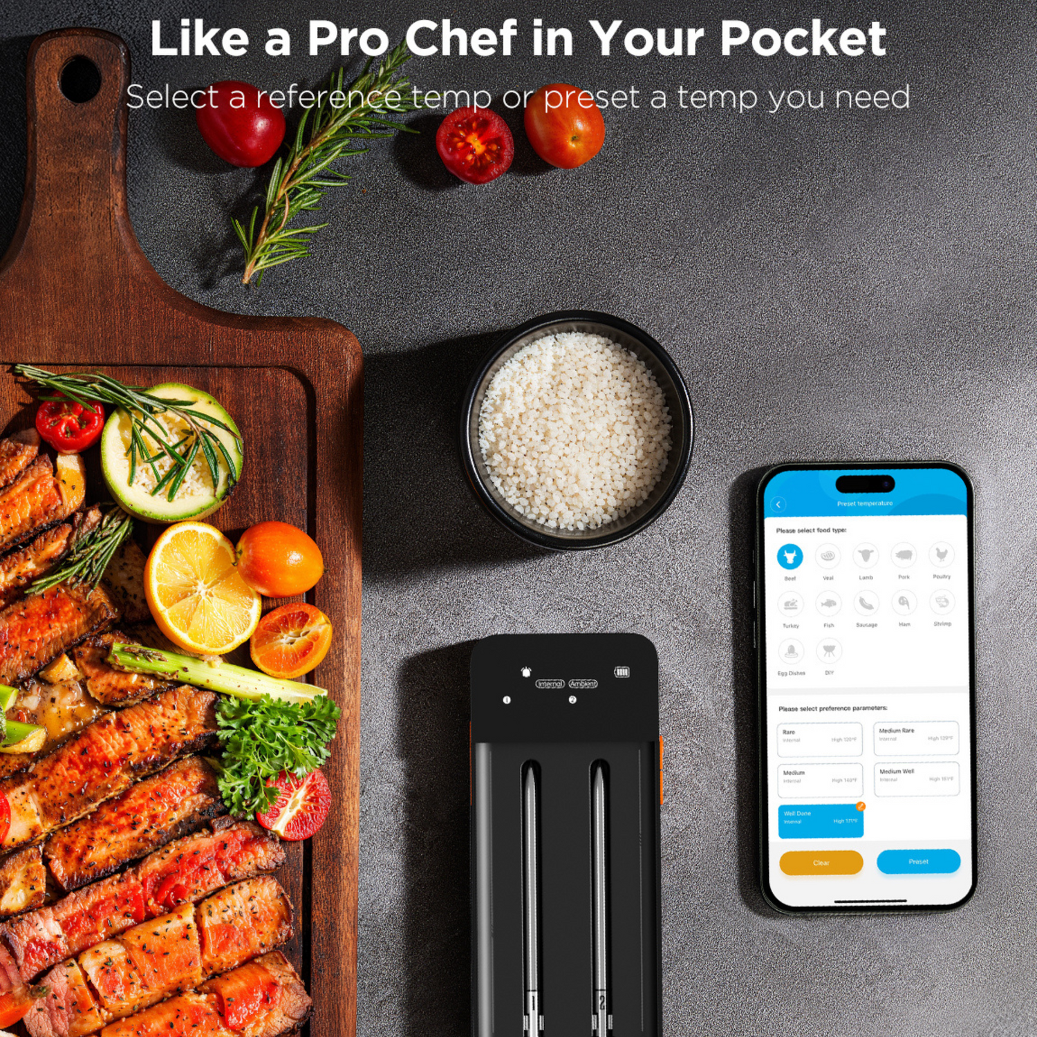 Govee Smart Wireless Meat Thermometer (2-Probe)