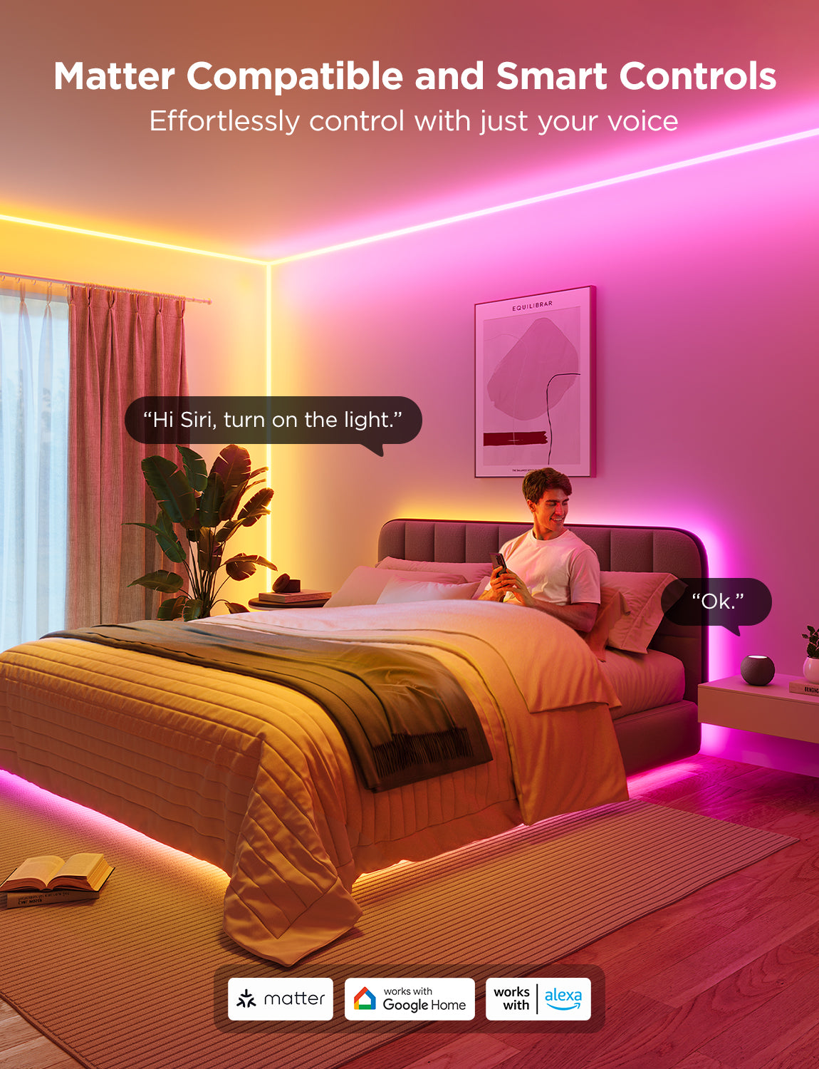 Govee Neon Rope Light for Wall Lining - 5M