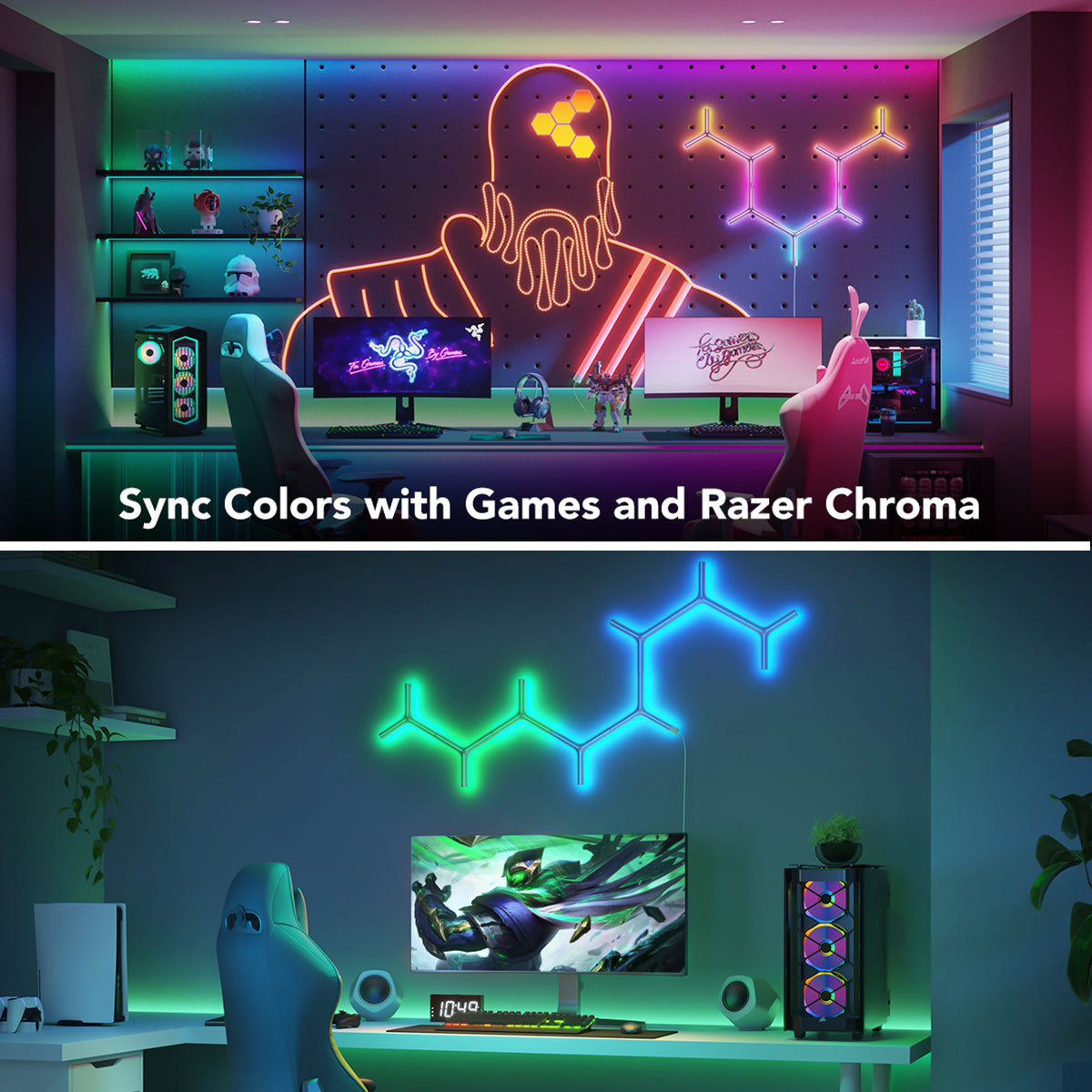 Govee Y Shape Light Panel (7 pack) - Smart LED Light - UNBOXED DEAL