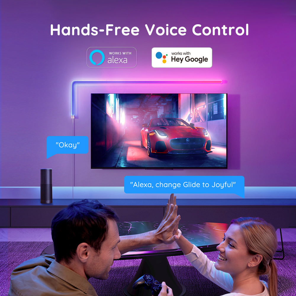 Govee Glide RGBIC Wall Light (8+4 or 6+1) - Smart Music Sync Light Bars - UNBOXED DEAL