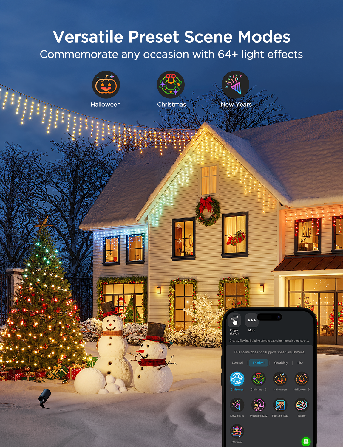 Govee Icicle Lights - 10M