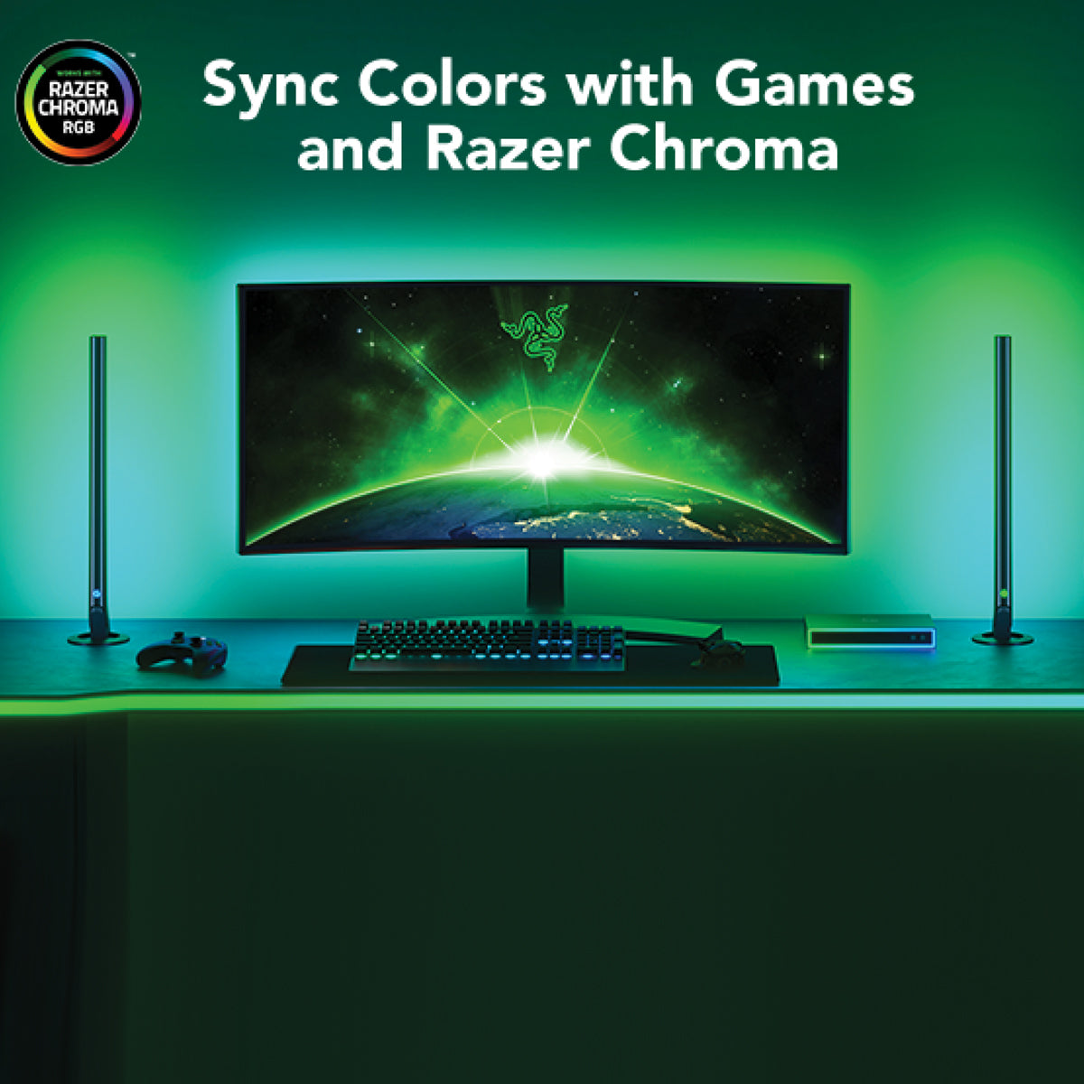 Govee Neon Gaming Table Light (3m)- Smart LED Light - UNBOXED DEAL