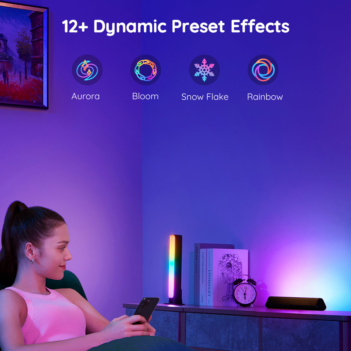 Govee RGBICWW WiFi + Bluetooth Flow Plus Light Bars