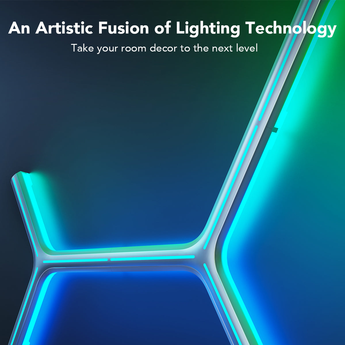 Govee Y Shape Light Panel (7 pack) - Smart LED Light - UNBOXED DEAL