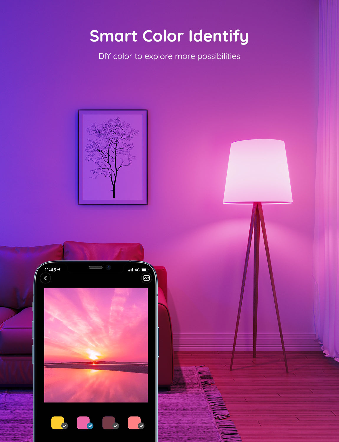 Govee RGBWW Smart LED Bulb (1 Pack) E27