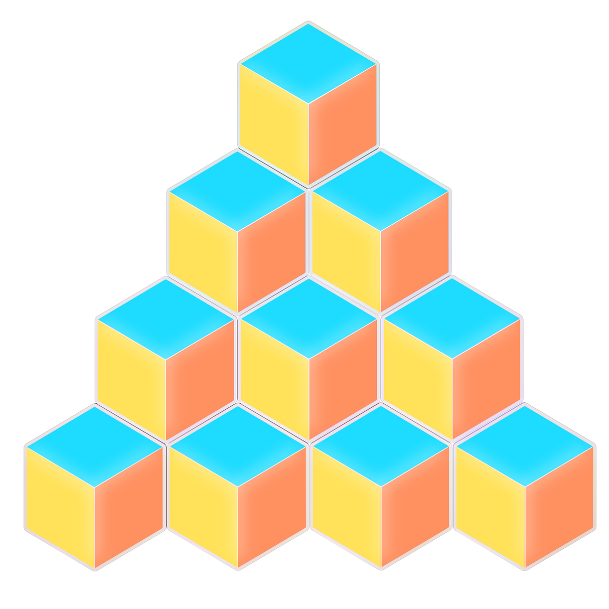 Govee Glide Hexa Pro 3D LED Light Panels (10PCS) - Smart Gaming & Ambiance