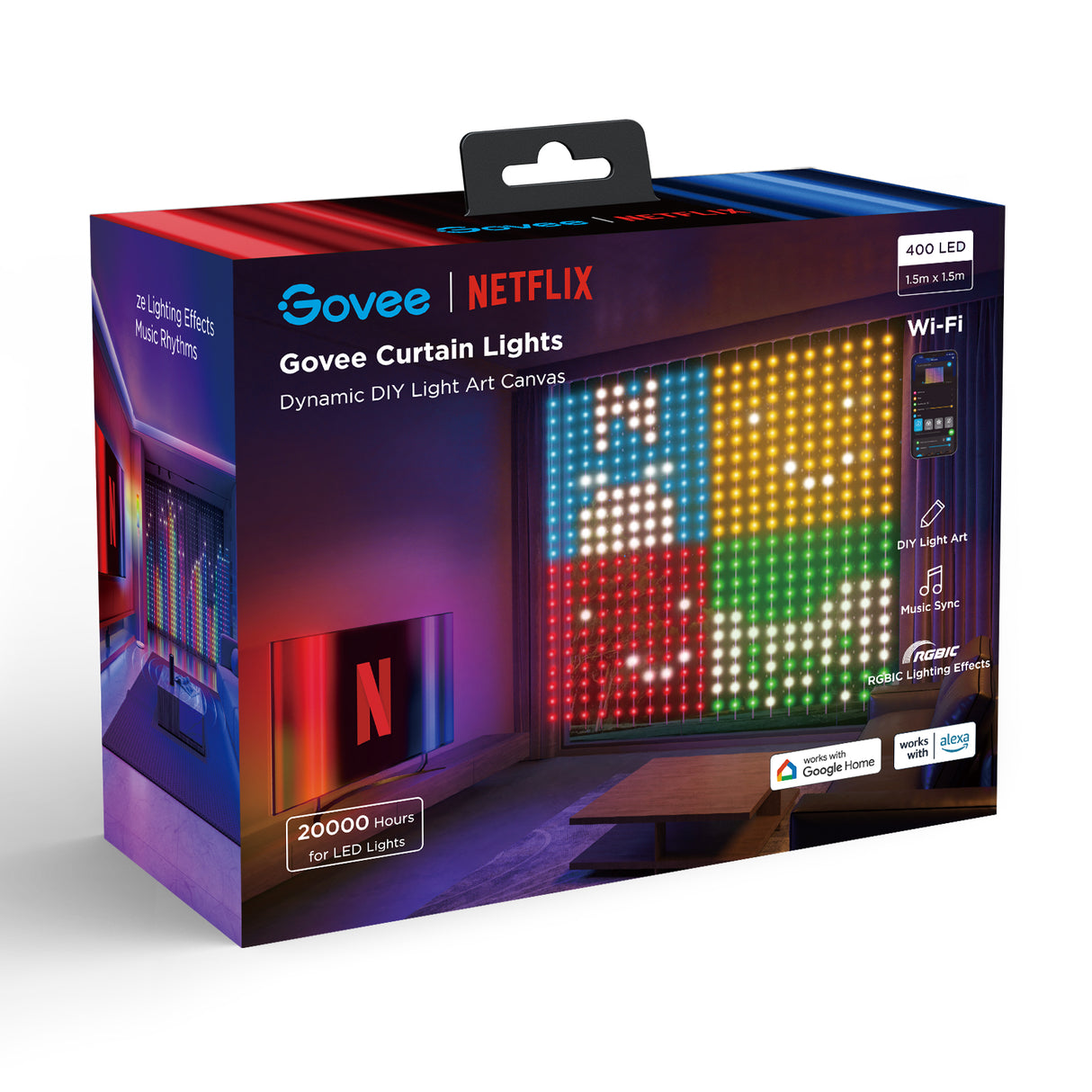 Govee Curtain Light Netflix Edition (1.5m x 1.5m)