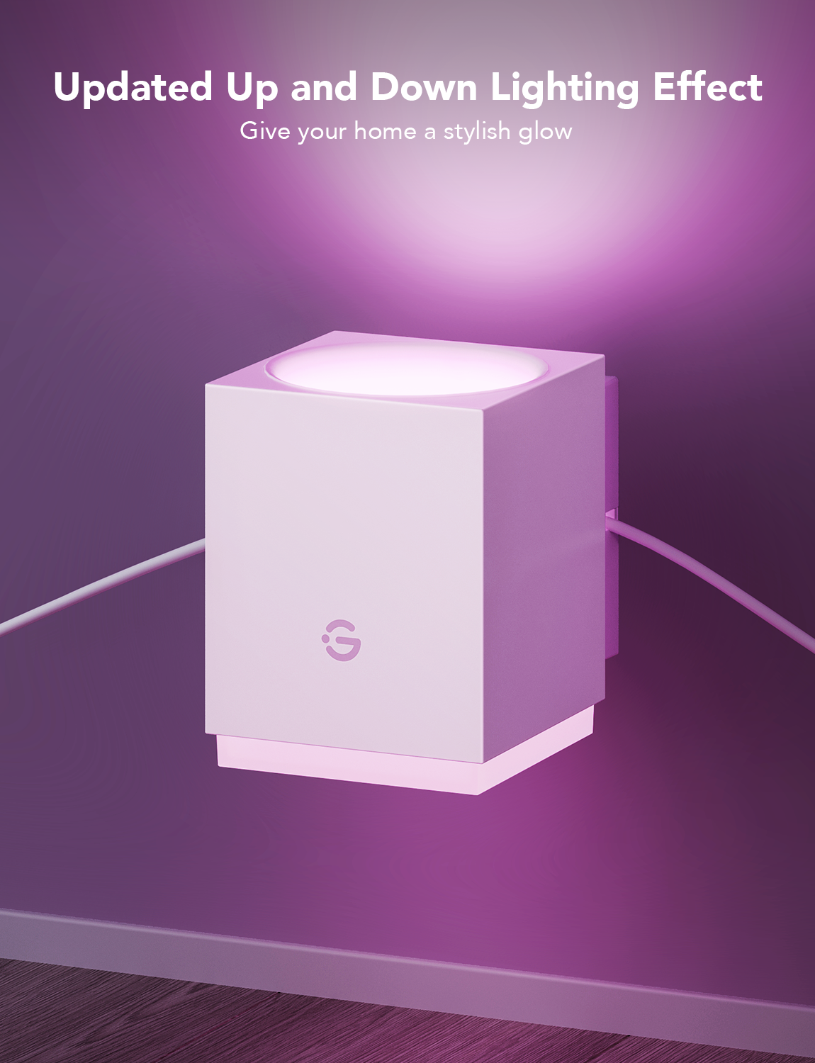 Govee RGBIC Cube Wall Sconces (6 PCS) - Smart Wall Mounted Down/Spot Lights