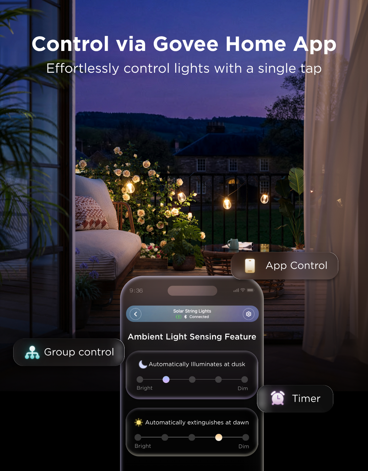 Govee Outdoor Solar String Lights