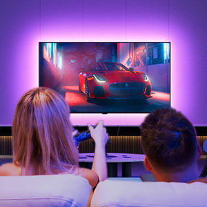 Govee Bluetooth RGB LED Backlight Strip for TVs (TV Sizes of 46-60 Inches)