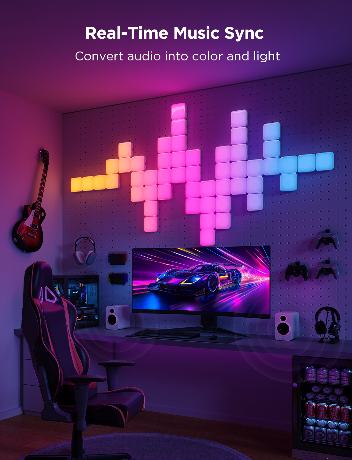 Govee Smart Mini Panel Lights Extension(6pcs in one set)