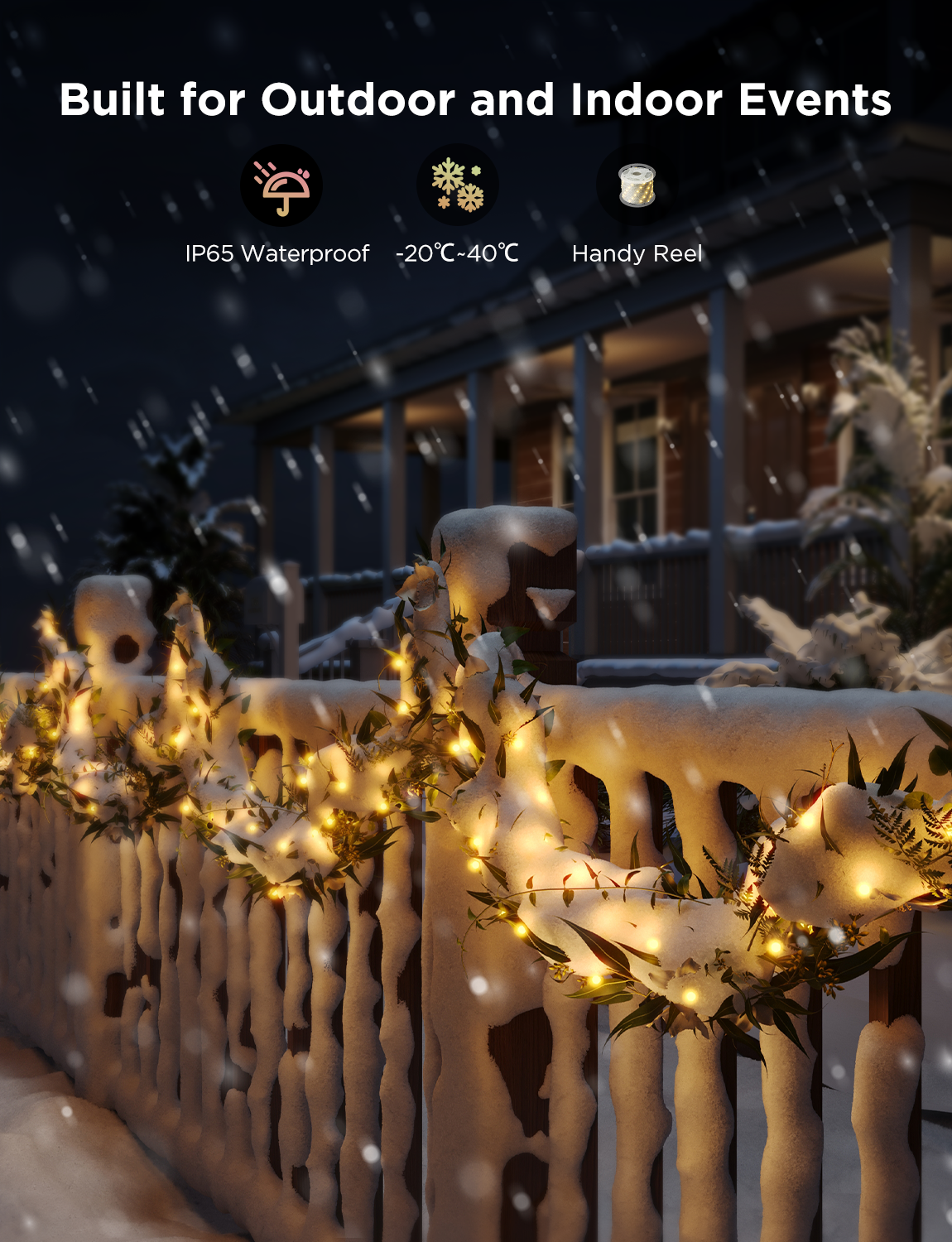 Govee Smart Christmas Lights - Works with Alexa, Indoor Outdoor Decor (10m / 20m)