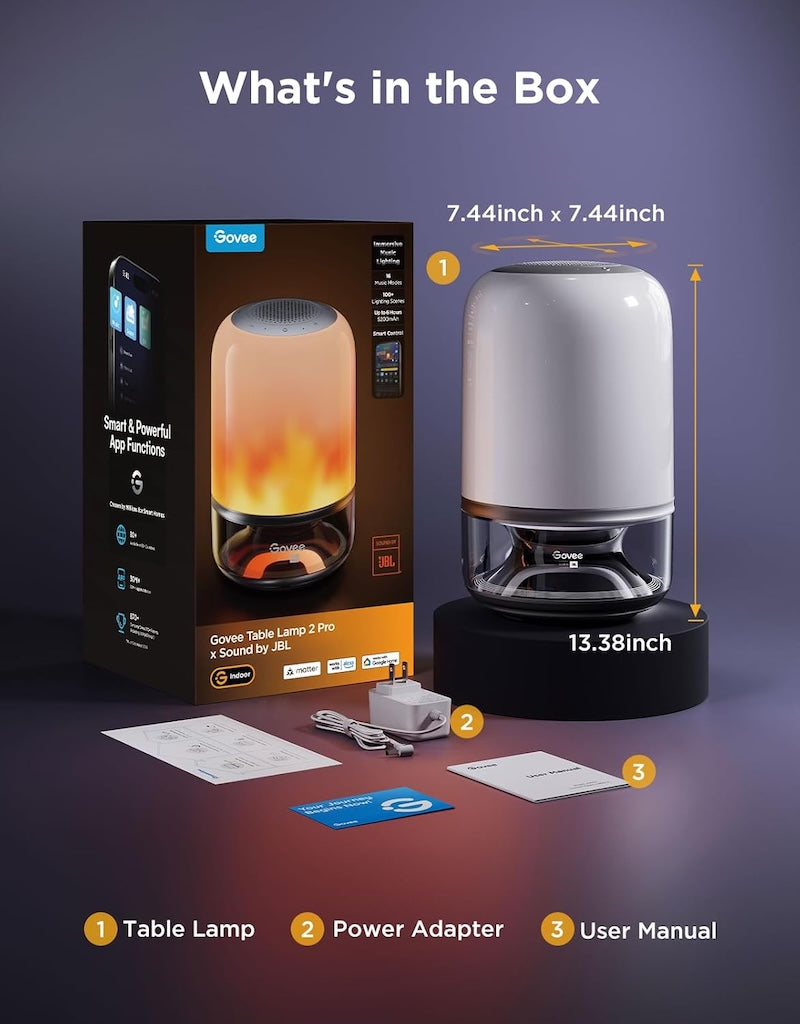 Govee Table Lamp 2 Pro x Sound by JBL - UNBOXED DEALS