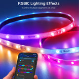 Govee Phantasy Outdoor Weather-proof Smart LED RGBIC Strip Lights (10m)