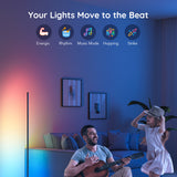 Govee RGBICW Smart Corner Floor Lamp (1.3m High) - Smart LED Light