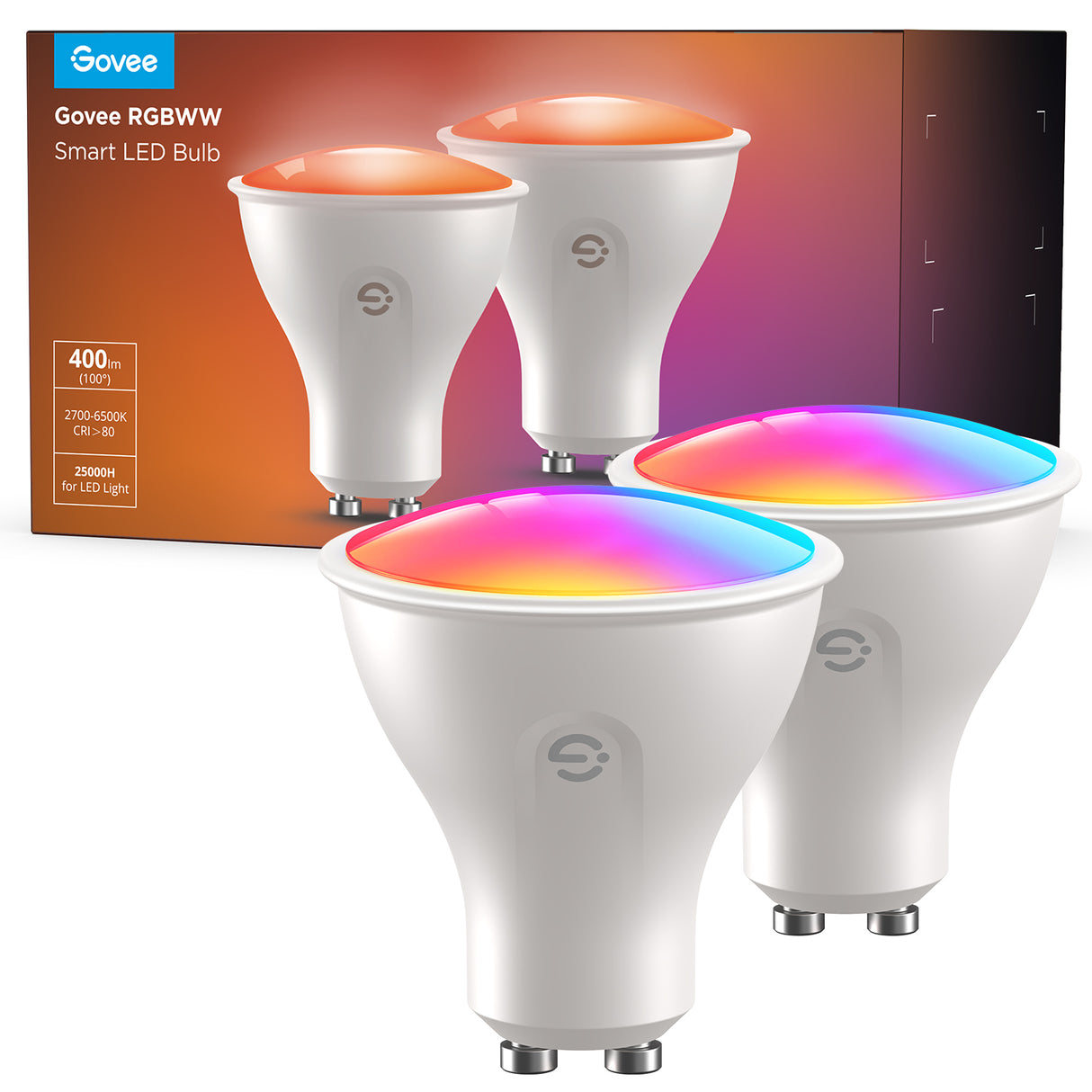 Govee RGBWW Smart Light Bulbs [Energy Class F]