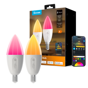 Govee Smart E14 Dimmable LED Light Bulbs