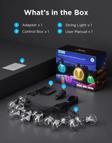 Govee RGBICW Outdoor String Lights