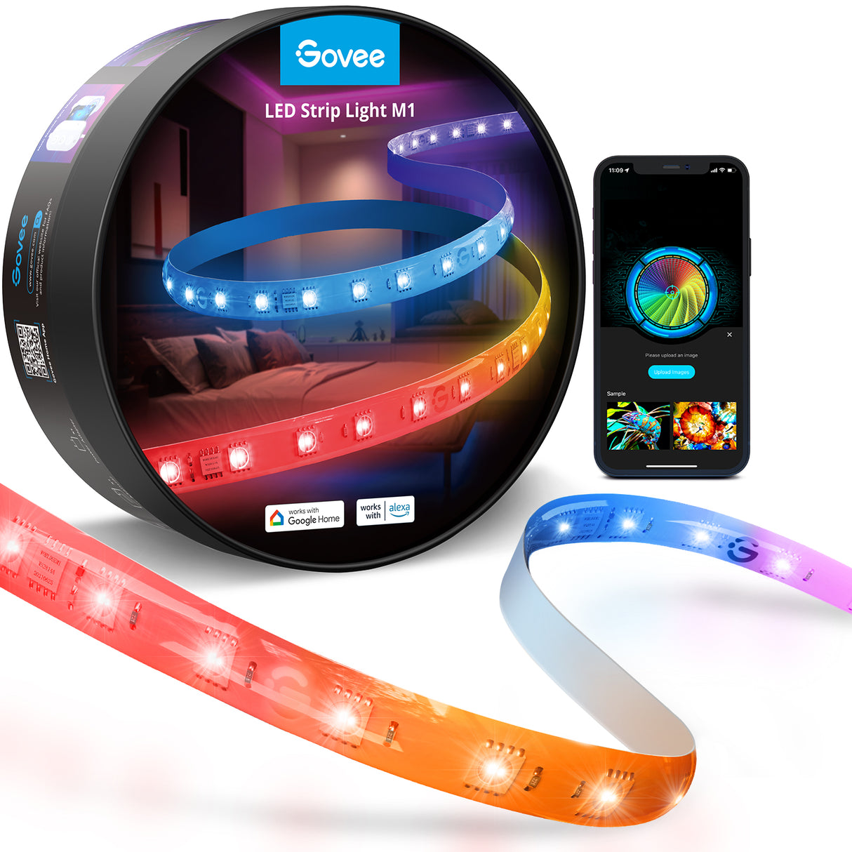 Govee LED Strip Light M1 (5m) - Matter & Apple HomeKit Support RGBICW