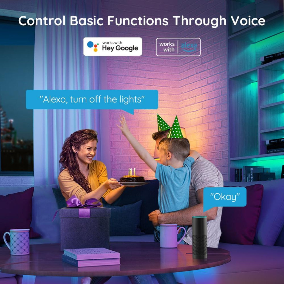 Ok google turn off shop the lights