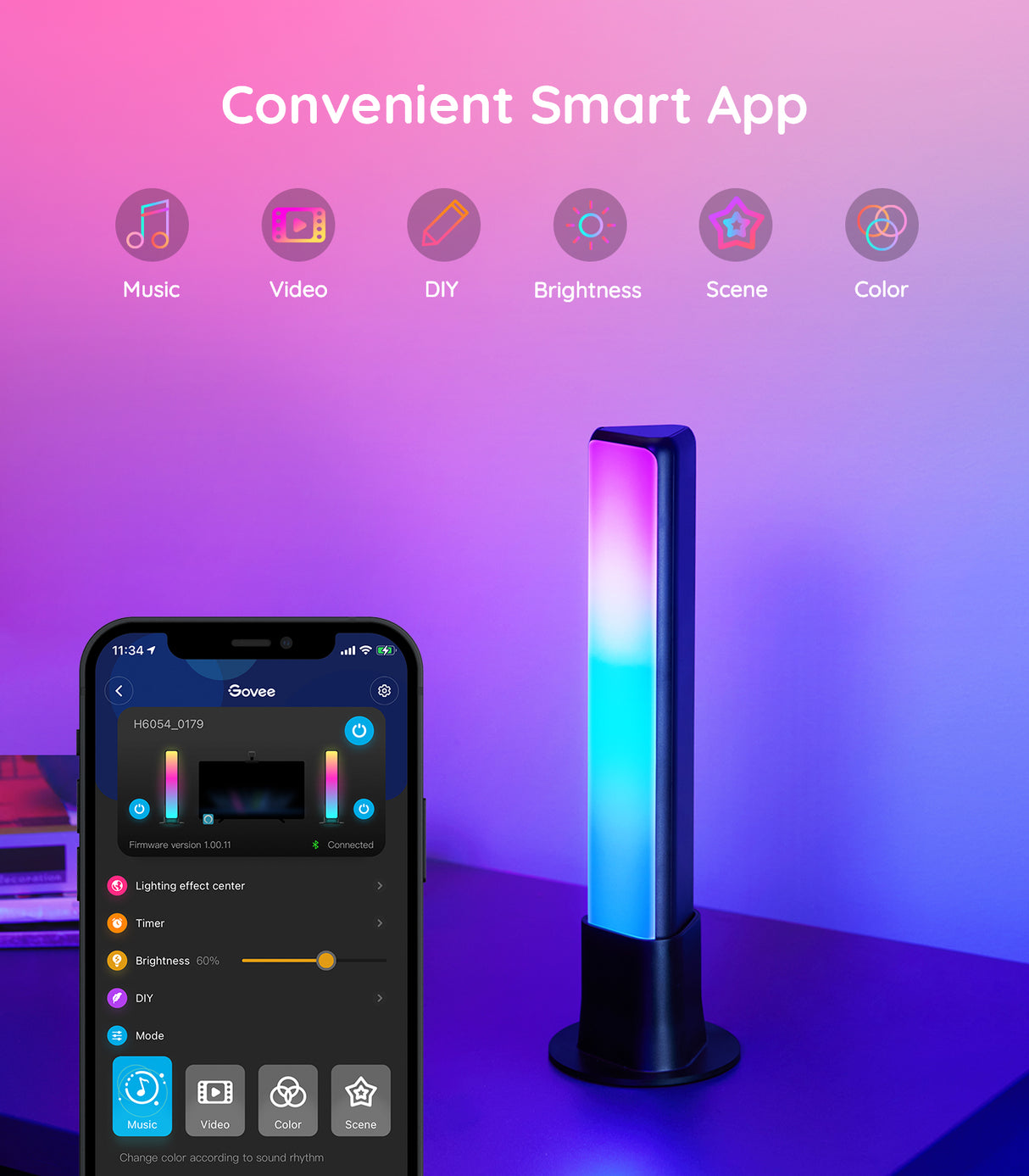 Govee DreamView P1 Flow Pro Light Bars - Smart LED Light Bars for Monitor