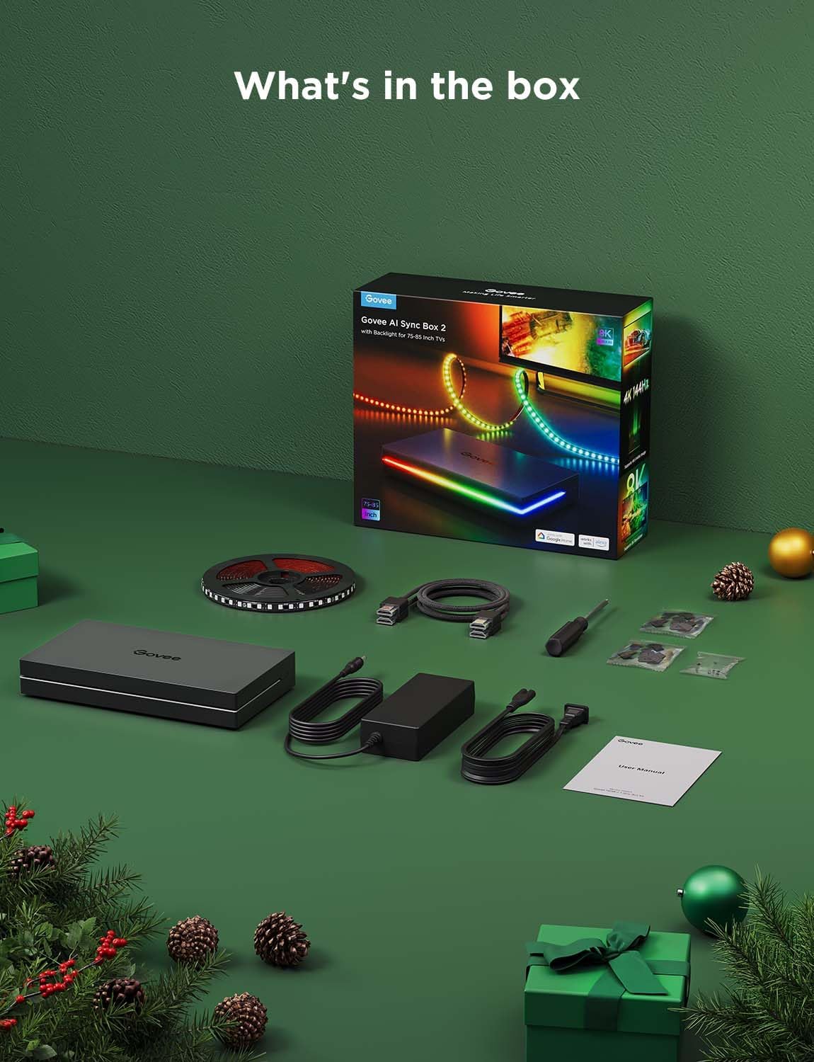 Govee AI Sync Box 2 (for 75-85"TV)