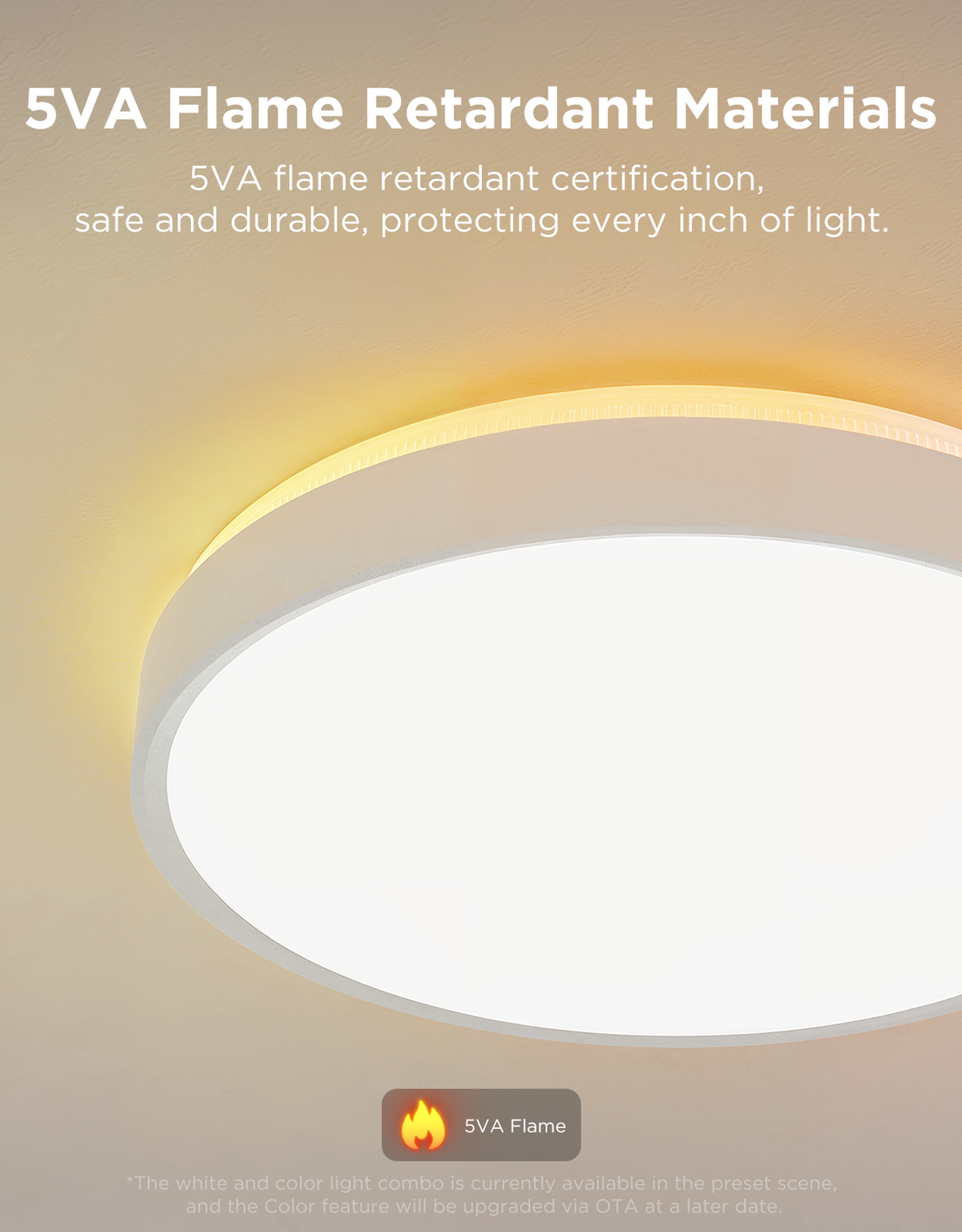 Govee 15-Inch RGBICWW Smart Ceiling Light Pro