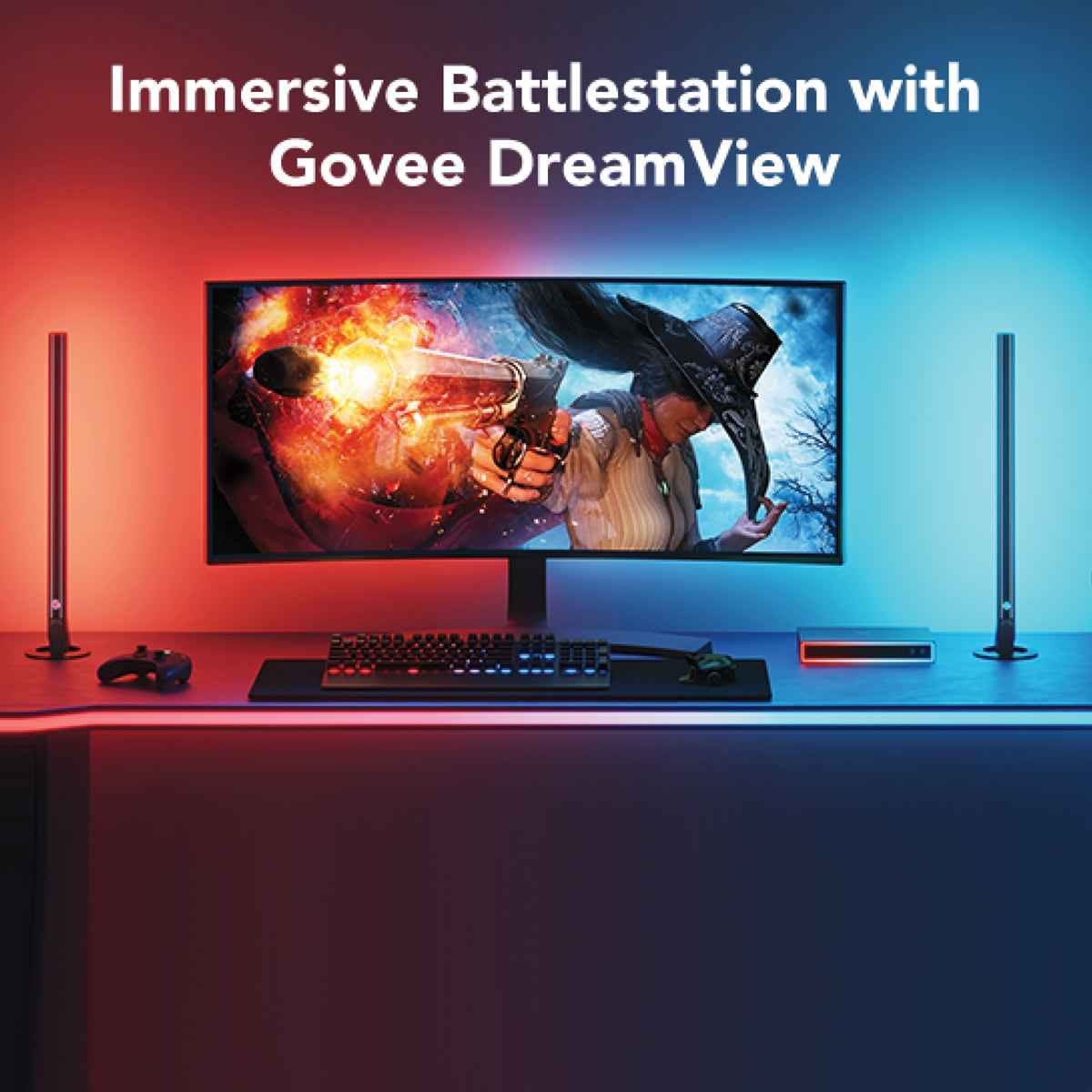 Govee H61c3 Neon Gaming Table Light 3M - Smart home (PER.222689 Govee H61c3 Neon Gaming Table Light 3M - Smart home (PER.222689