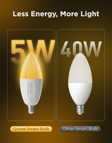 Govee Smart E14 Dimmable LED Light Bulbs