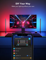 Govee Smart Gaming Light Bars (42cm high) - RGBIC, Razer Chroma/Synapse 3