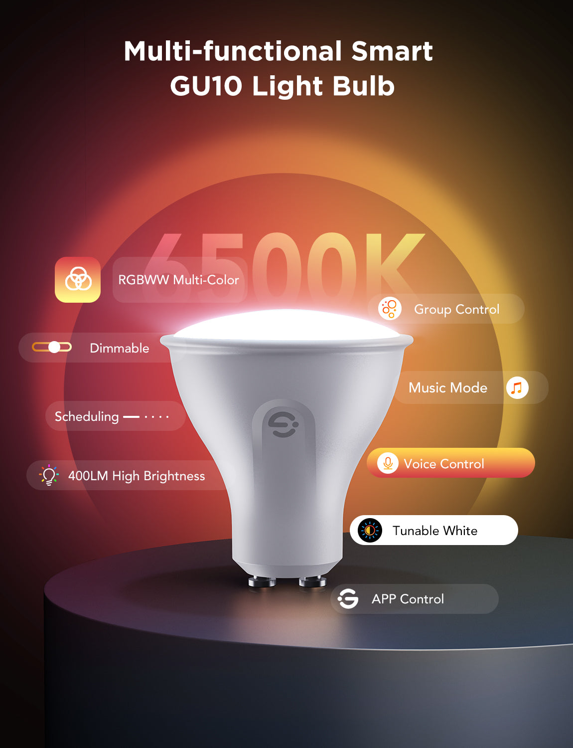 Govee RGBWW Smart Light Bulbs [Energy Class F]