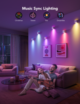 Govee RGBIC Cube Wall Sconces (6 PCS) - Smart Wall Mounted Down/Spot Lights