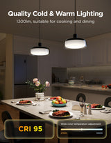 Govee Pendant Light for Kitchen Island, Three-Layer RGBIC Smart Lighting