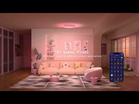 Govee 15-Inch RGBICWW Smart Ceiling Light Pro
