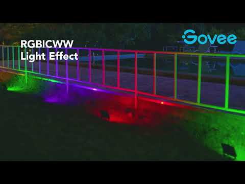 Govee RGBICWW LED Smart Flood Lights (4 Pack) - Smart Light